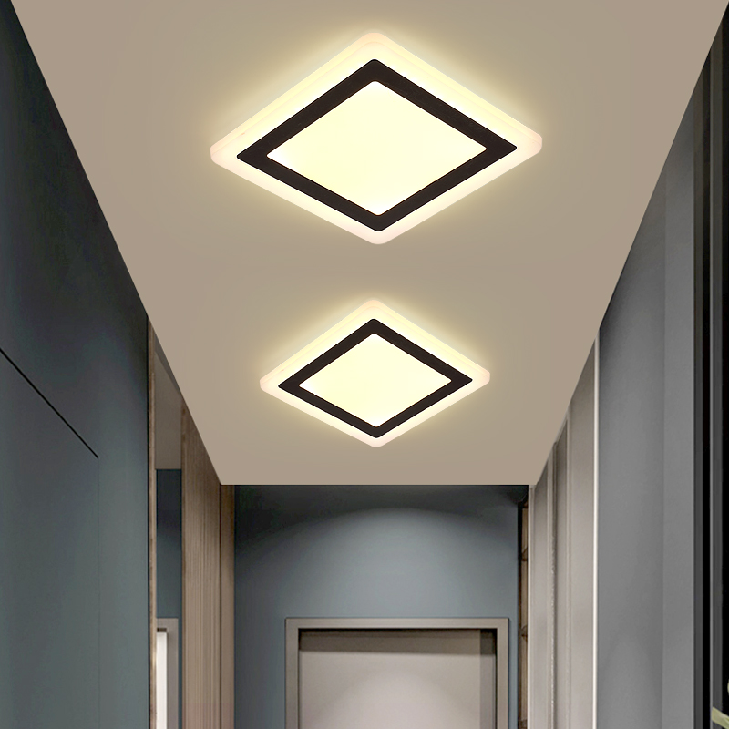Simple modern LED downlight walkway light corridor light entrance hall light balcony light cloakroom staircase