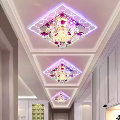 Living room led walkway light Corridor light Entrance light Home light Spotlight Modern simple crystal personality balcony light
