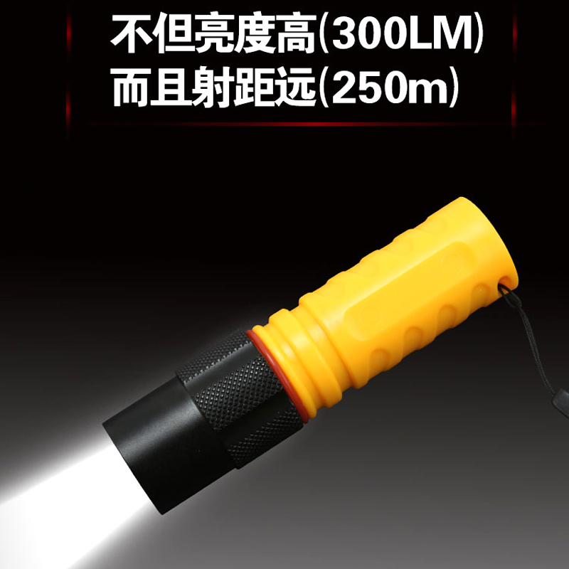 LED Mini Professional Glare Diving Flashlight Bright Light Long Range Outdoor Cycling Mountaineering Home Rechargeable Waterproof Light