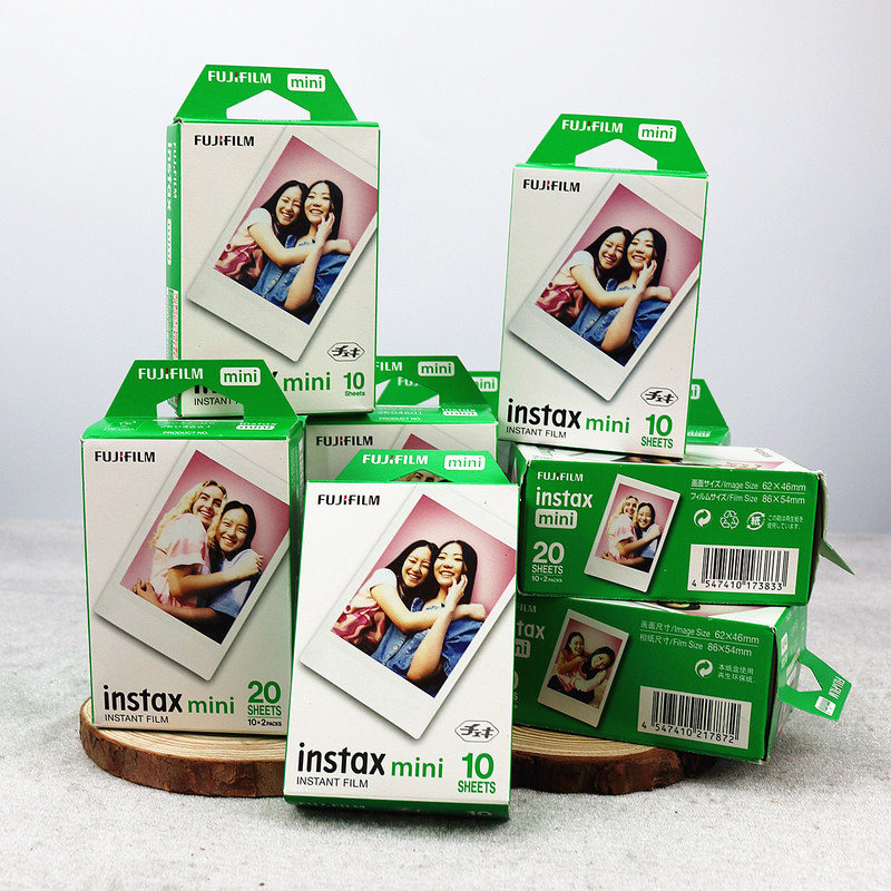 Fujifilm Instax 3inch Photo Paper Mini7/9/11/25/40/90 White Border Universal Mini Film