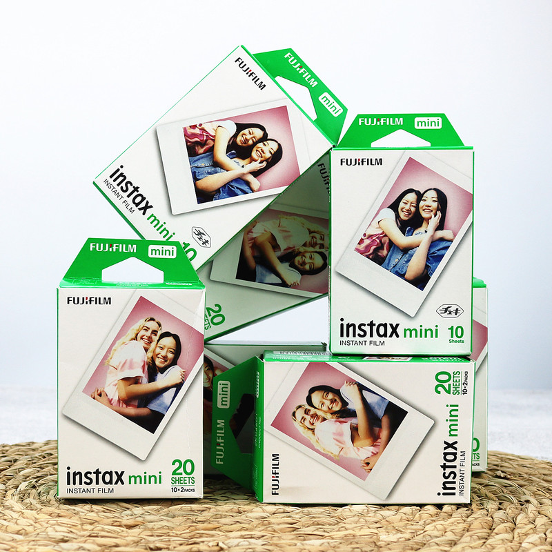 Fujifilm Instant Photo Paper with White Edges for Mini12/7/8/9/25/90/11/ 3inch