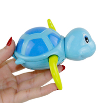  Baby baby bathing toy Boy girl child playing with water Cute little turtle who can swim in the water bathroom basin