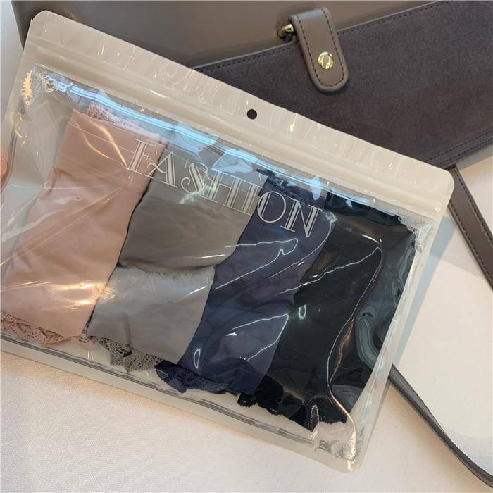 The naked sensation wears well before recommending the no-card-stall-free comfort-lace underpants female mid-waist four strips.