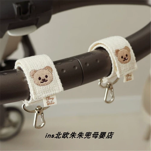 Брендовая коляска для машины, детская универсальная подвеска для выхода на улицу, с вышивкой, с медвежатами