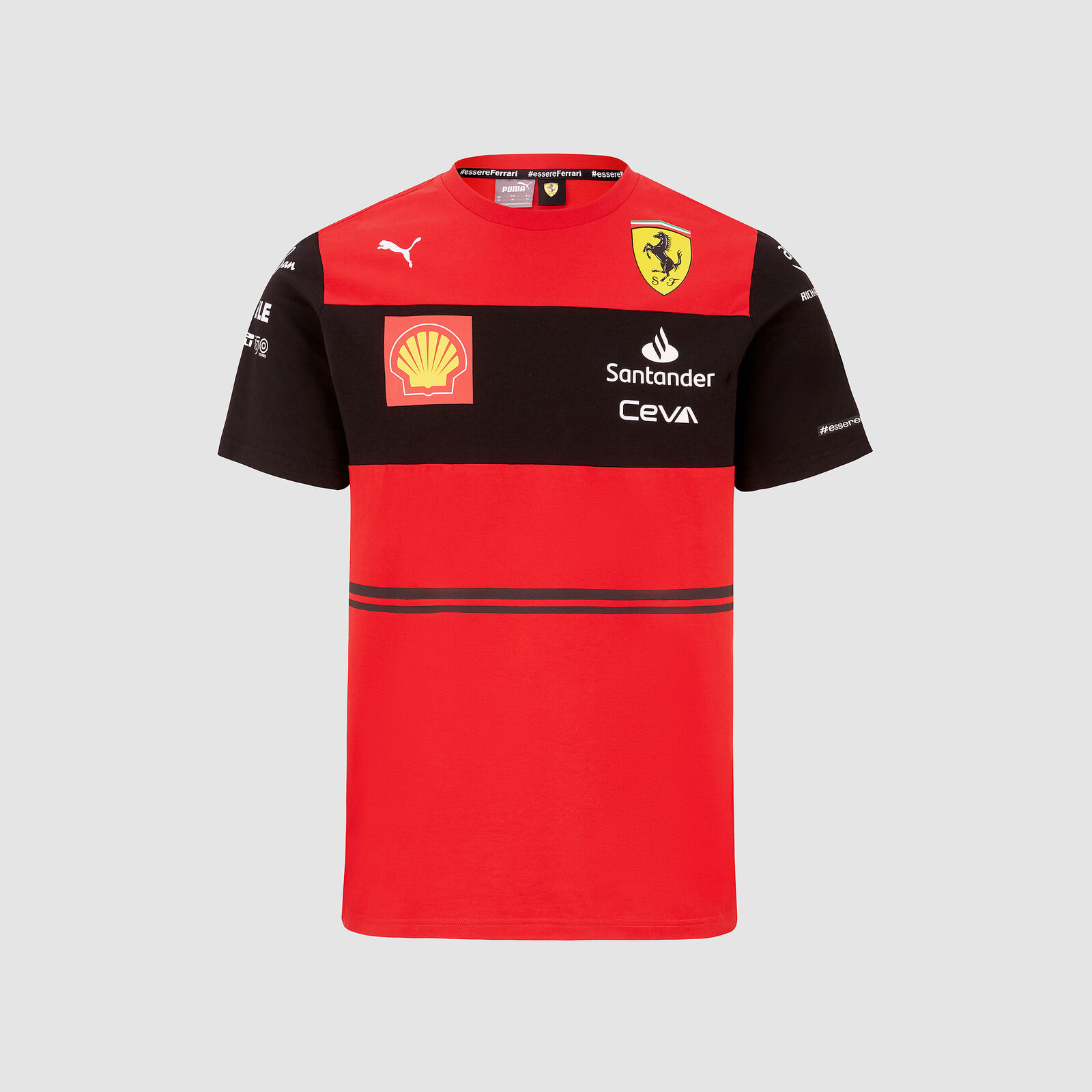F1 Ferrari 2022 Team Official Sweatshirt Short Sleeve POLO Shirt