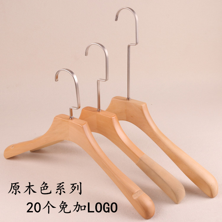 Solid wooden coat rack Roof Log Color Costume Handle Wholesale clothes Shortscaff pants