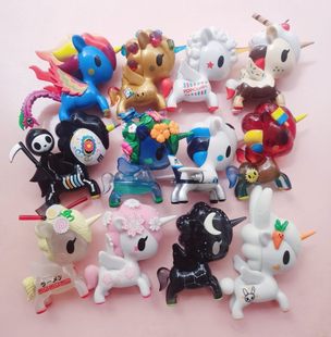 Tokidoki единорожное чудище слепой бокс вишня цветок заяц камень драгоценный камень Гайя мечта смерть бог феникс