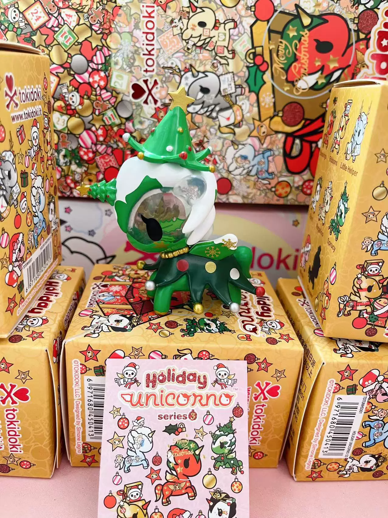 Блайнд-бокс фигурка (Tokidoki) Holiday Unicorno, 5-дюймовая коллекционная фигурка, праздничные варианты