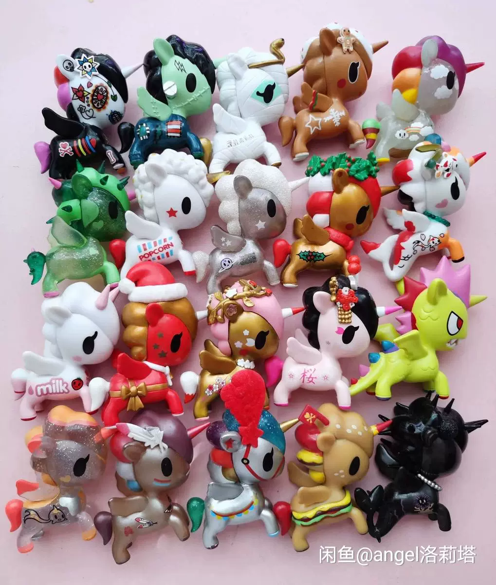 Tokidoki Прозрачный единорог слепое подтверждение снежный кристалл кристалл океан дрейфующая бутылка луна бог принцесса