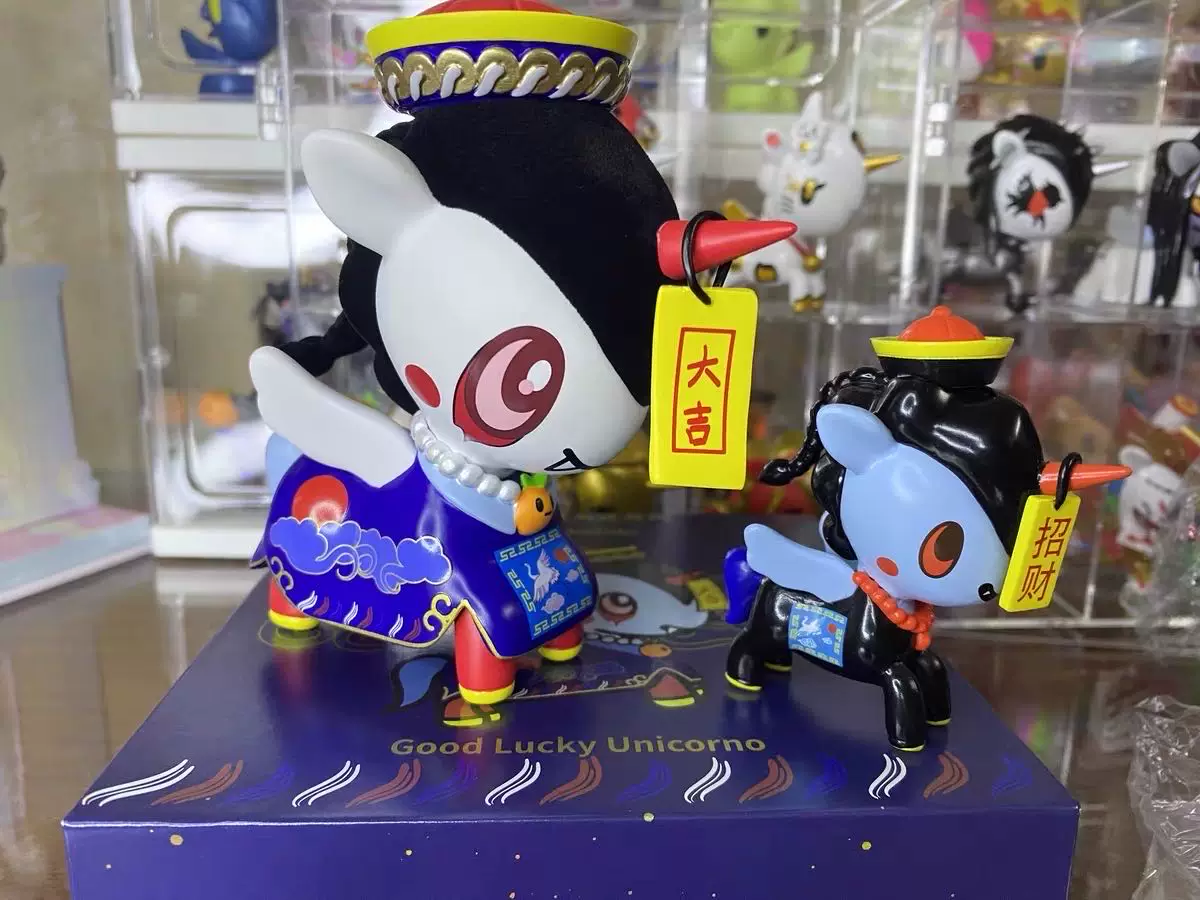 Tokidoki единороги Ночной Вольк Блэнд Барон Барон Луна Бог Демон Джи Хэллоуин кукла