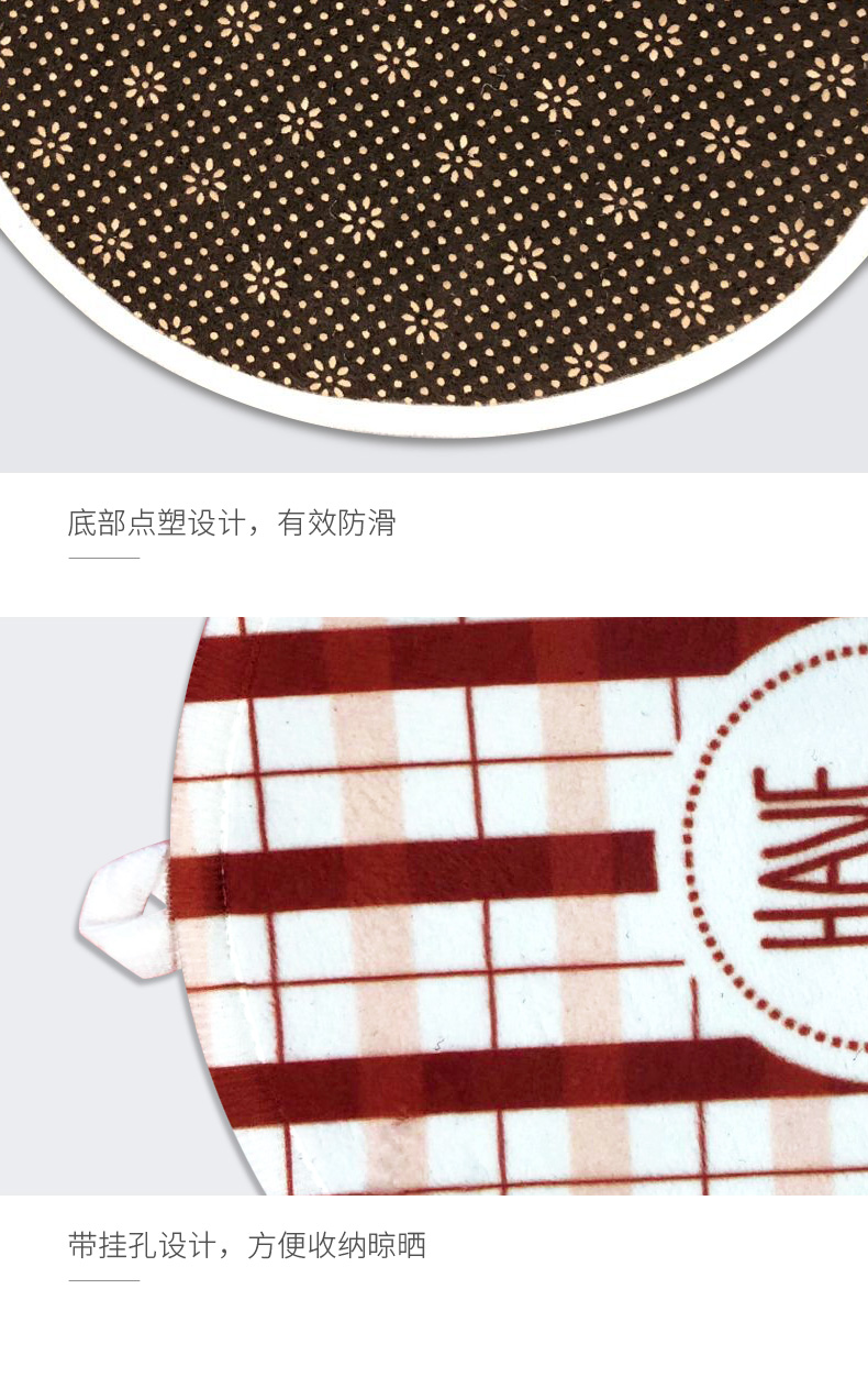 Ins Bắc Âu vòng placemat pad nhà bếp chống nóng mat thảm mat bảng mat tấm cách nhiệt tấm mat - Khăn trải bàn mẫu khăn trải bàn