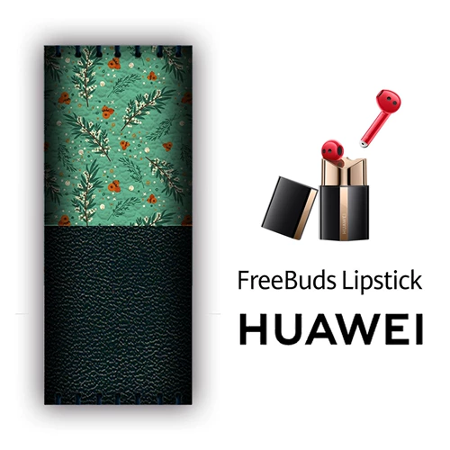 Huawei, помада, силиконовые наушники, наклейка, защитный чехол, совместимая коробка для хранения