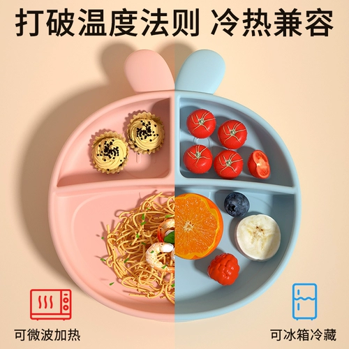 Стульчик для кормления, обеденная тарелка, детская силиконовая трубочка для еды, ложка для тренировок для кормления, посуда, комплект