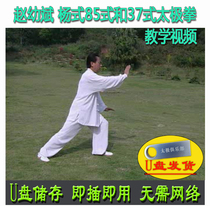 Zhao Youbin Yang Style Tai Chi traditional 85 poses and simplified 37 poses U disk video Yang Style 85 explanation and teaching
