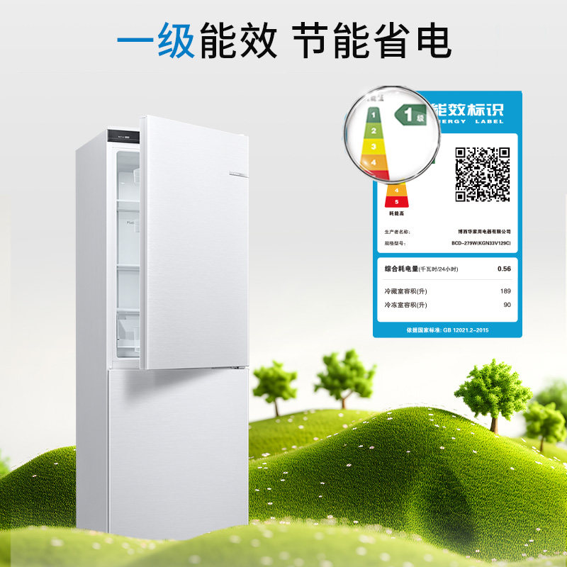 博世BCD-279W(KGN33V129C)冰箱图片