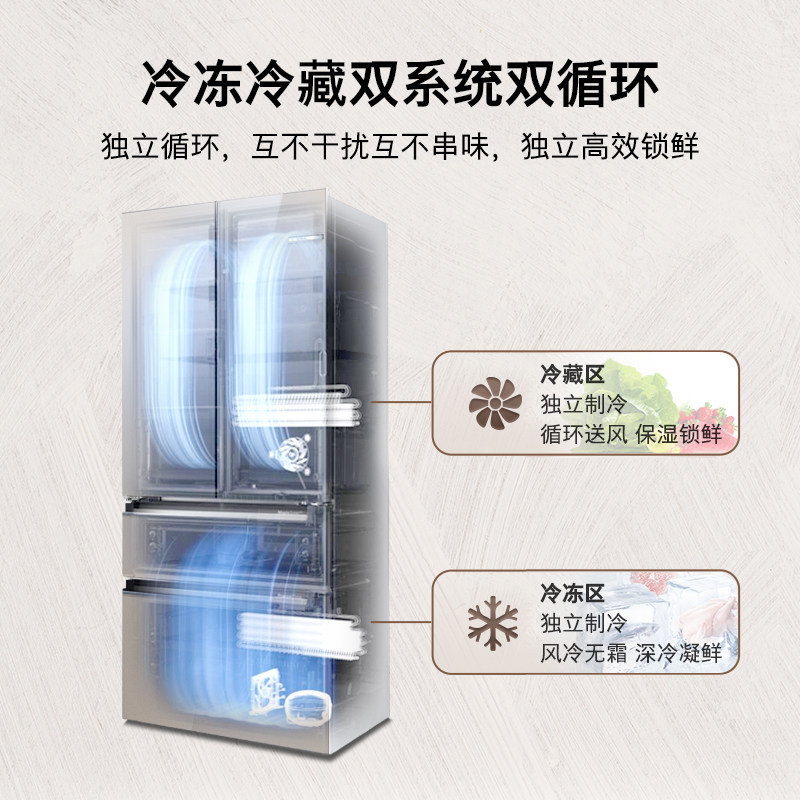 博世BCD-504W(KME50S21TI)冰箱图片