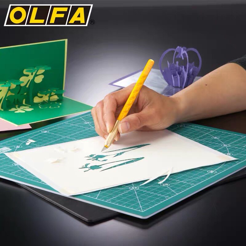 Japan imported OLFA Ai Lihua AK-1 5B corn cob pen knife Rubber stamp engraving knife Model print film