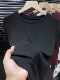 Hollow back waist hot girl style short-sleeved T-shirt for women summer 2025 new fashion temperament slim round neck top
