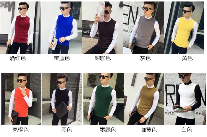 Débardeur homme Woolen gilet en coton - Ref 1598112 Image 6