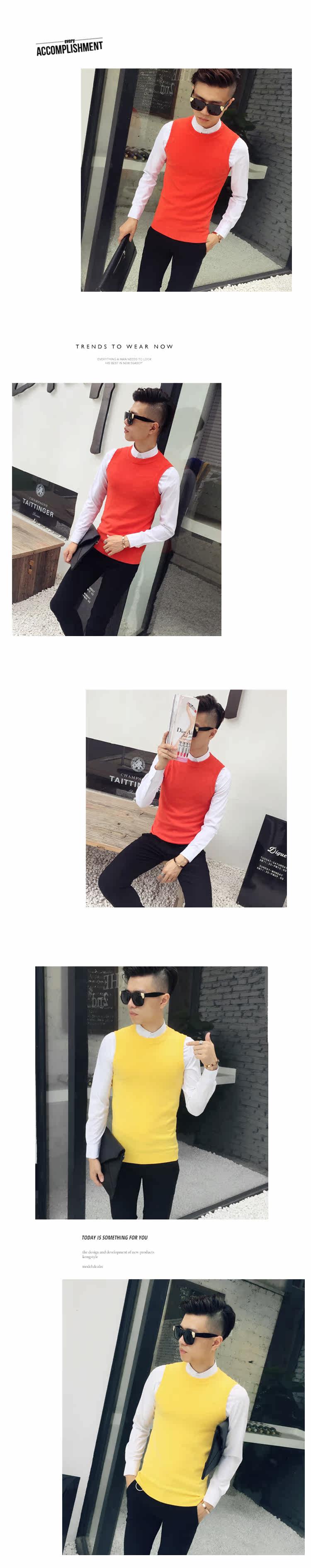 Débardeur homme Woolen gilet en coton - Ref 1598112 Image 16