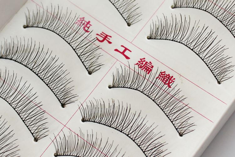 Đài Loan làm lông mi giả lông mi giả 217 # studio studio trang điểm - Lông mi giả keo kích mí the face shop