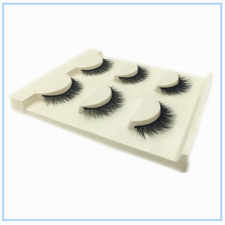 3D thuần thủ công lông mi giả 18 lớp đa chiều mô phỏng trang điểm nude tự nhiên dài dày 3 cặp vận chuyển 2 để gửi keo keo kích mí the face shop