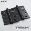 Visahua hinge 304 stainless steel bearing hinge door solid wood door loose leaf 4 inch flat open black hinge monolithic