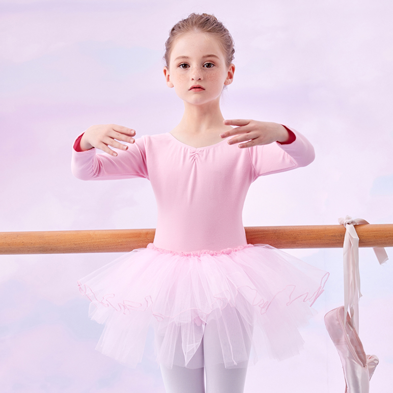 Children Dance Suit Women's Fall Ballet Dancer Dress Girl's Dancing Veil Dancing Dress Toddler China Dance Dress-Taobao