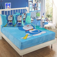 Cartoon luật giường Levin nhung nệm bìa Li mùa thu và mùa đông nhung san hô bedspread sinh ấm flannel bìa trượt mét 1,5m - Trang bị Covers ga trải giường chun đẹp	