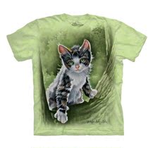 US Authorized The Mountain Childrens Tree Climbing Kitten 3DT shirt Cotton