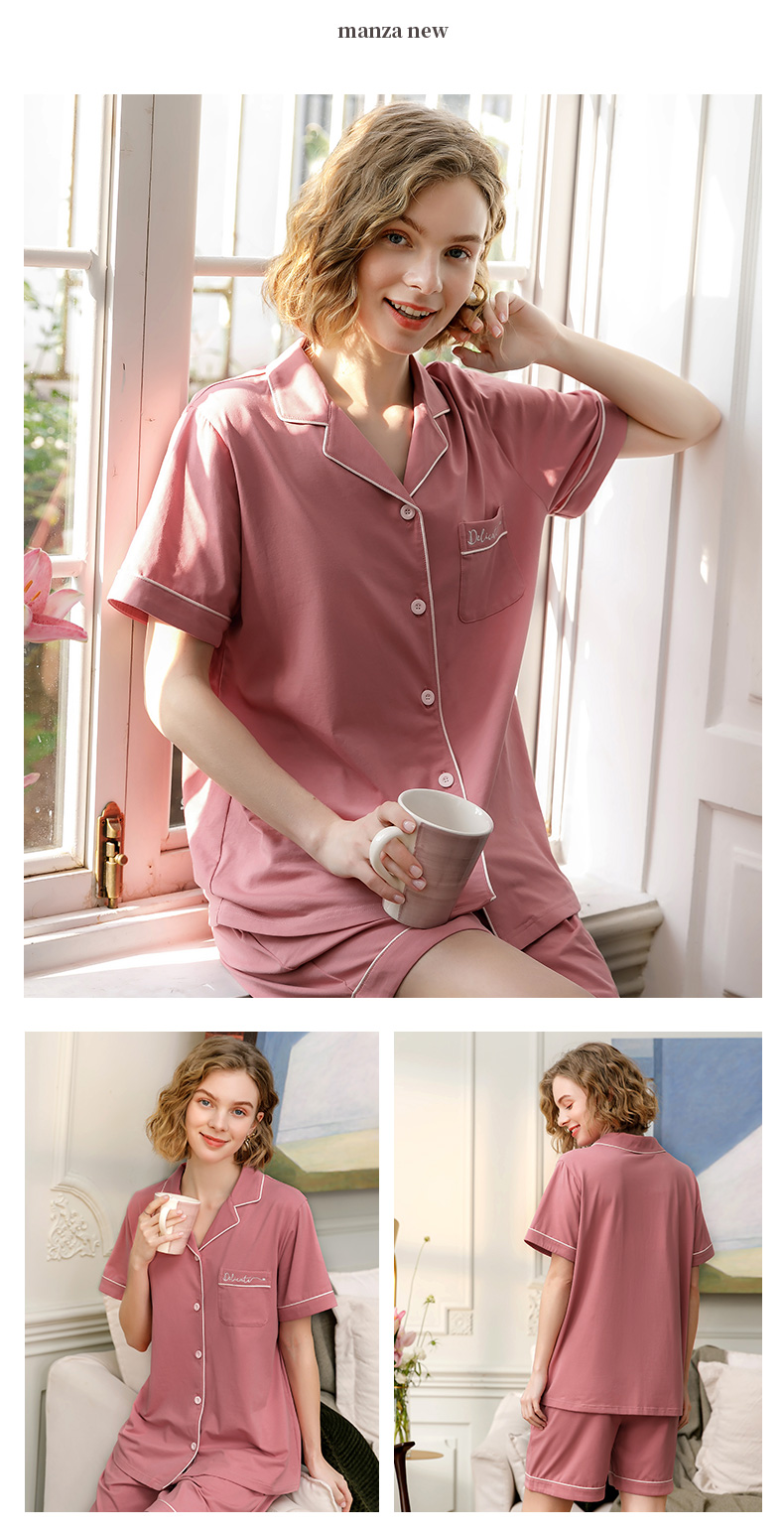 芬腾旗下 玛伦萨  男女款 100%阿克苏长绒棉睡衣 家居服 图16