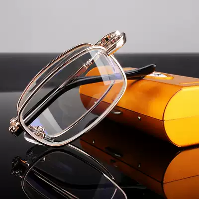 Presbyopia glasses female male HD glass anti-UV light riding anti-fatigue eye care old glasses foldable adjustment