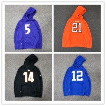 Baseball shirt Korean version of bf wind hiphop medium long loose size hooded sweater olive ball suit Mens Women jet