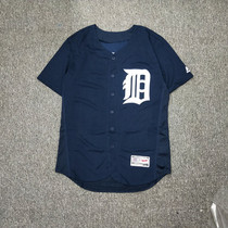 Tigers Korean BF short sleeve baseball suit cardigan T-shirt shirt top loose medium long hip hop Hip Hop Hip Hip Hop men and women