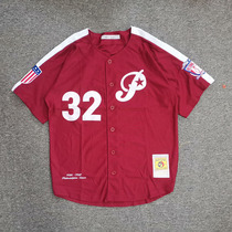 Fine work embroidery big code baseball shirt hiphop jersey male and female original BF street dance hip-hop male and female co-jersey wave