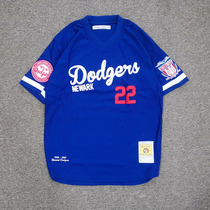 Hiphop hip-hop loose baseball suit Dodgers and mens street dance jazz dance suit original Cebu Big Code Embroidered Jersey Jersey