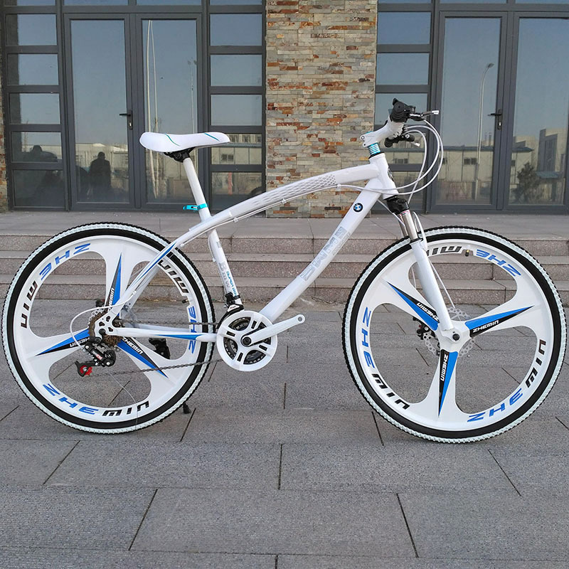 Bmw Frame Mountain Bike Bicycle for Men and Women, Adult Shock-Absorbing Variable Speed Bicycle, Youth Riding, Student Commuting