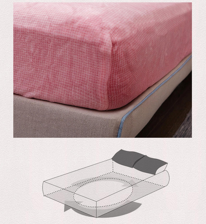 San hô lông cừu 笠 mảnh đơn flannel dày pha lê nhung mùa thu và mùa đông ấm áp Simmons nệm bảo vệ giường trải giường Ga chun chần Everon