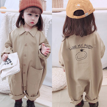 66 Princess baby one-piece cute super cute tooling Boys and girls harem out thin section spring and autumn Korean version of the tide