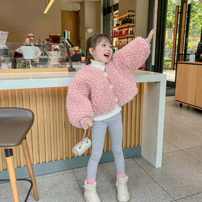 taobao agent Autumn children's jacket for princess, sweater, top, 2022 collection, western style