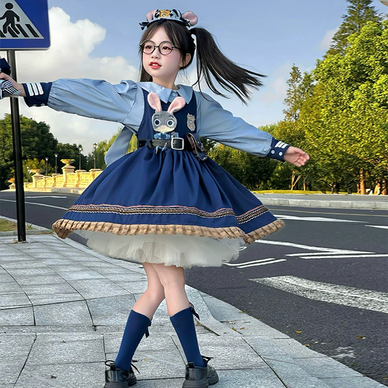 Платья принцессы маленькие наряды, юбка для девочки, косплей, стильLolita