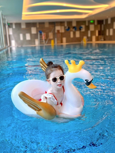 Хижина для принцессы, детский мультяшный плавательный круг, плавательный аксессуар для девочек, увеличенная толщина, защита от опрокидывания