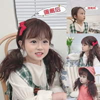 Кудрявый темно -коричневый 35 см