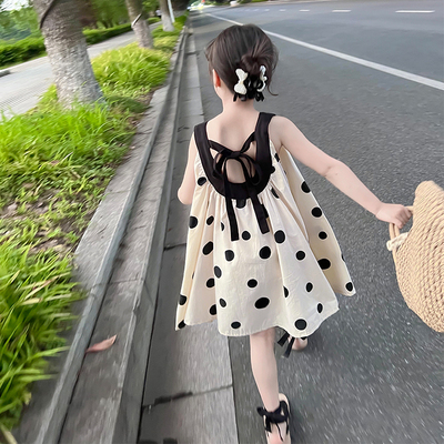 taobao agent Children's summer slip dress girl's for princess, summer clothing, 2023 collection, western style