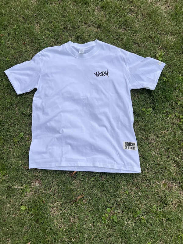 Boush of Street Sting Series Pure Cotton Short-Sleeve Shirts Come with Stickers*10