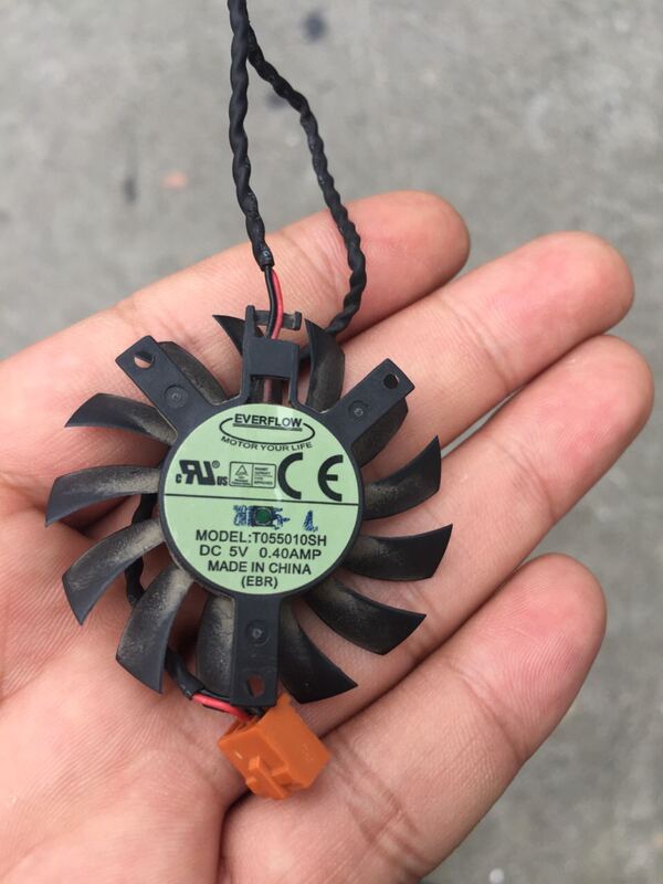 Everflow T055010Sh 5V 0.25A 0.40A Cooling Fan Everflow T055010Sh 5V 0.25A 0.40A Cooling Fan