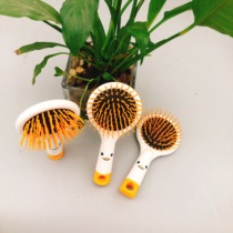 Rainbow Comb Cute Creativity Rainbow Combed Air Bag Comb Beauty Hair Drescomb Portable Comb small yellow duck comb