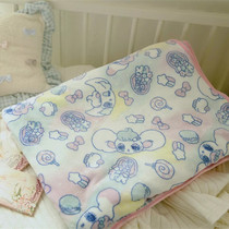 Day Ensemble sweet and cute cartoon Tears Eyes Starred Rabbit Air Conditioning Blanket Blanket Afternoon Nap Blanket Pillowcase Bed Linen Summer Cover Blanket