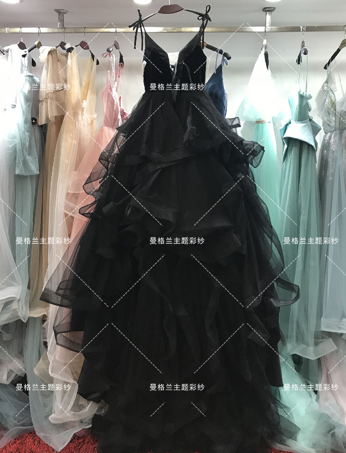  Average code+Tail Puff Skirt: Black  