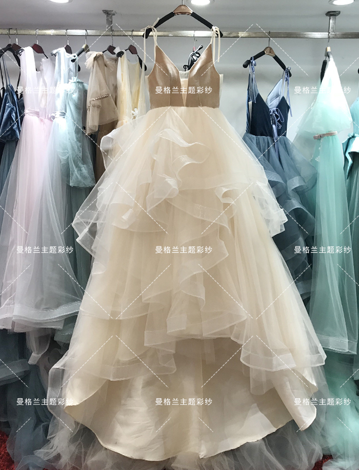  Average code+Tutu skirt, champagne color  